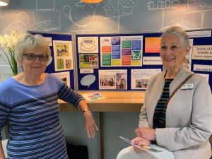 "Angela Thompson and Gaynor Clark,Trustees of Sid Valley Memory Cafe Thank Waitrose for their generous ongoing Support for our Charity. ". 